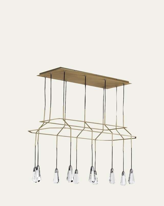 10 Carat LED Rectangular Pendant Light